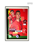 Lionel Messi & Cristiano Ronaldo 3D Frame – Premium Football Wall Art for Fans