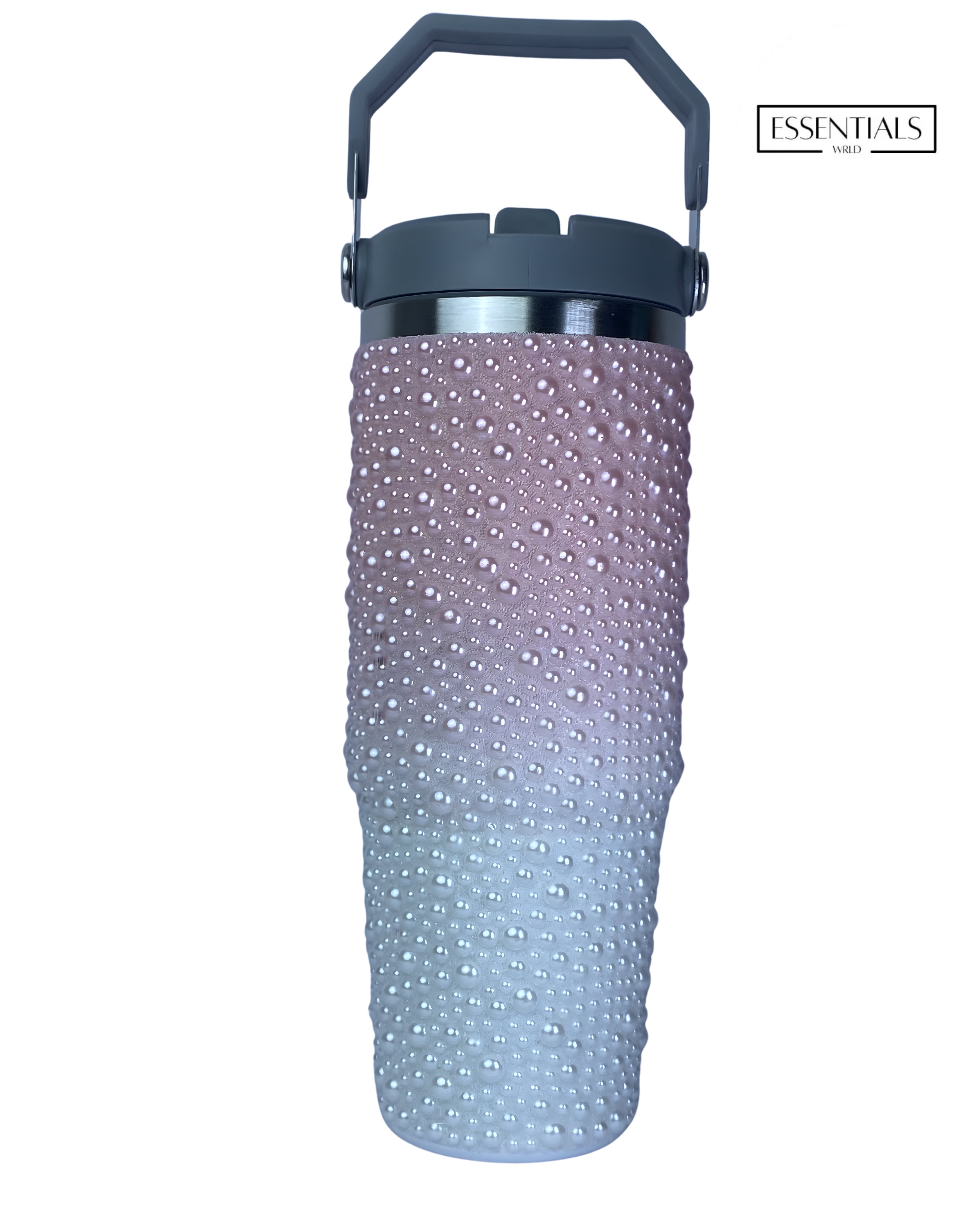 Dotted Bottle With Handle – Leakproof BPA-Free Water Bottle for Gym, Travel & Daily Use