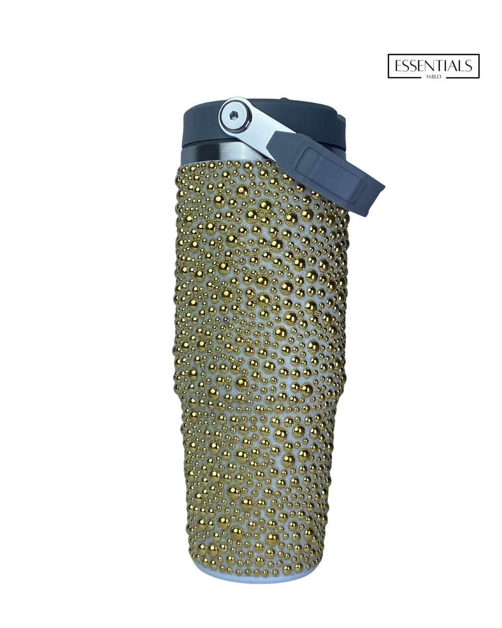 Dotted Bottle With Handle – Leakproof BPA-Free Water Bottle for Gym, Travel & Daily Use
