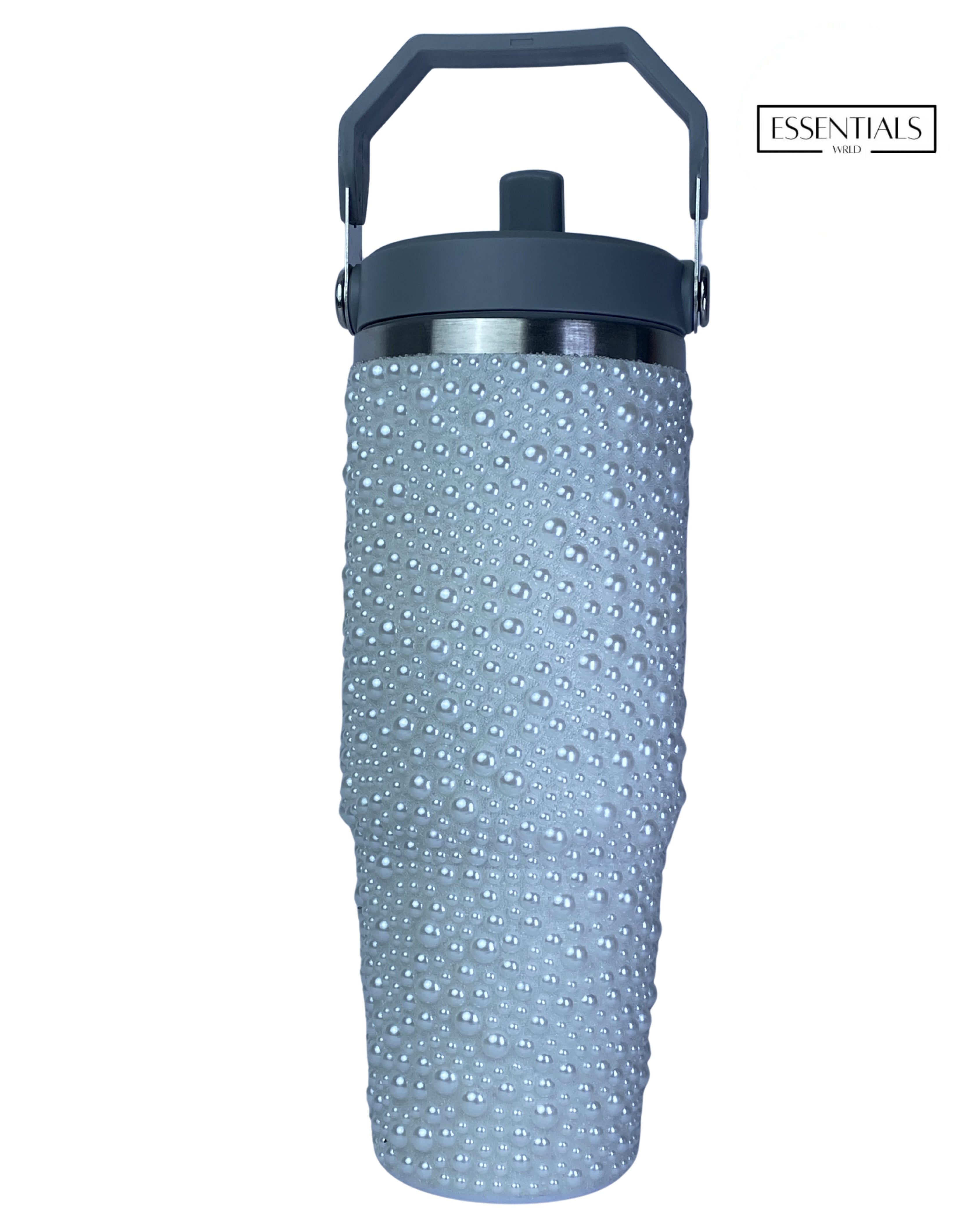 Dotted Bottle With Handle – Leakproof BPA-Free Water Bottle for Gym, Travel & Daily Use
