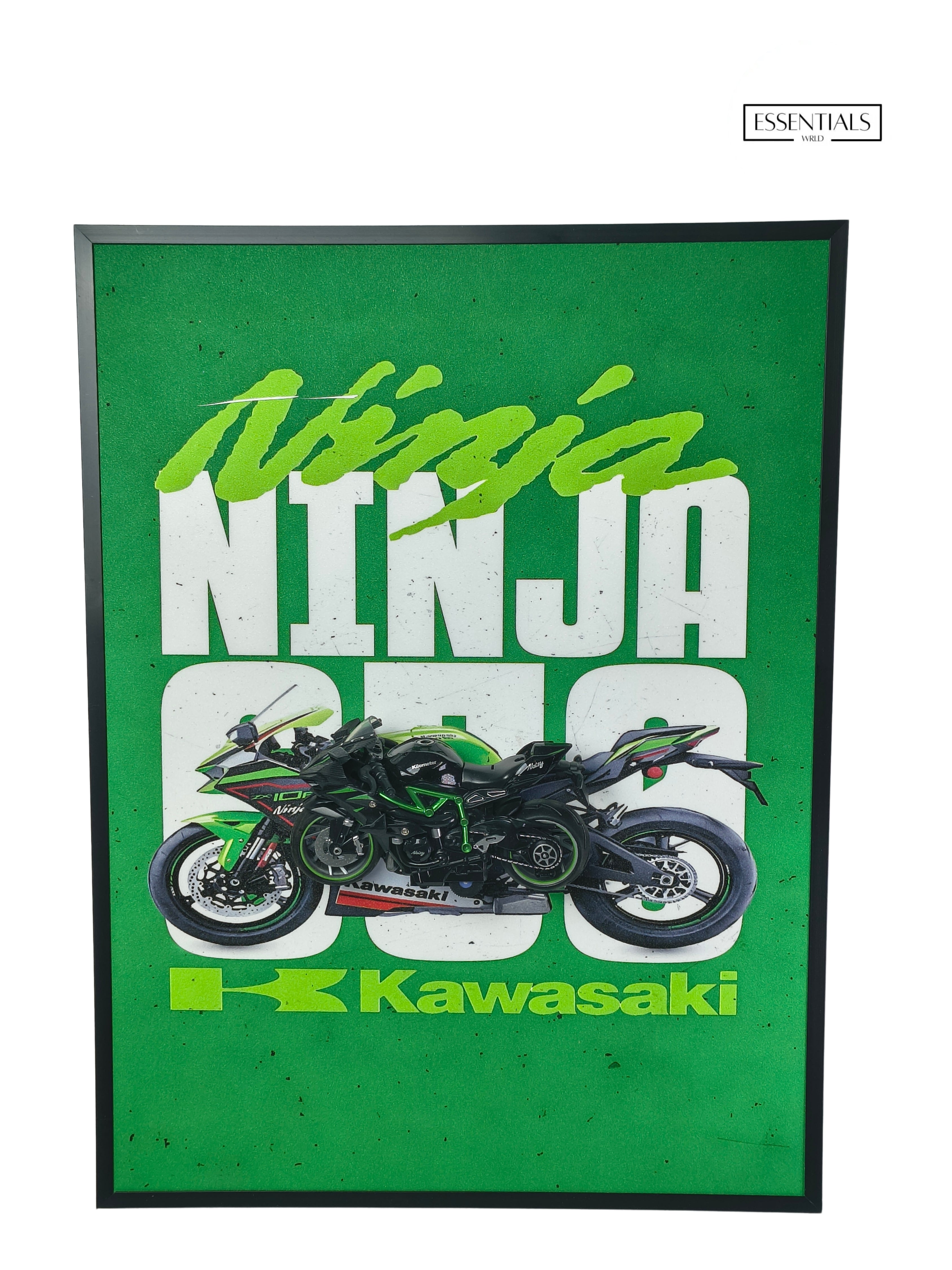 3D Bike Frame Wall Art | Premium Shadow Box for Home & Office Decor