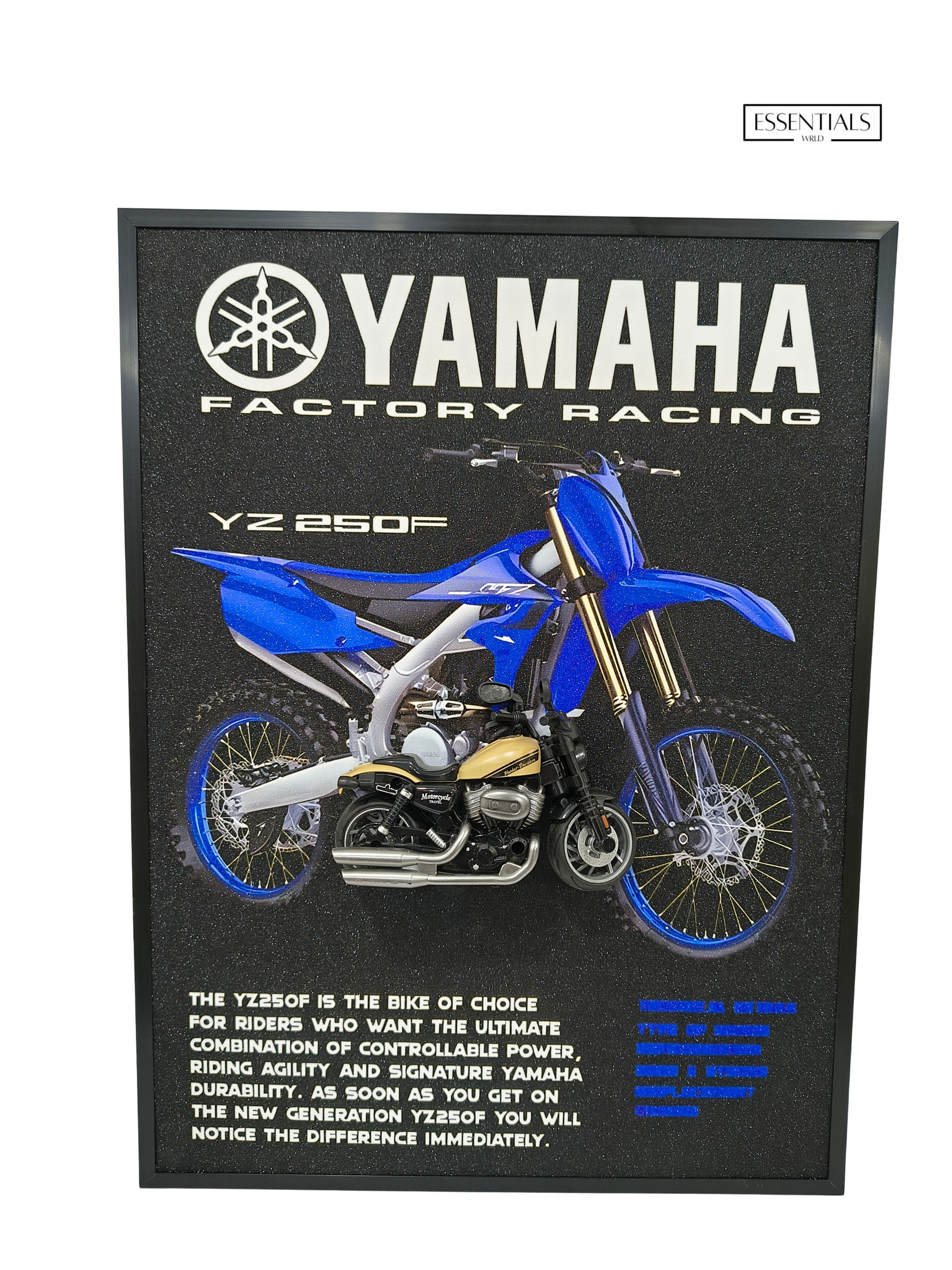 3D Bike Frame Wall Art | Premium Shadow Box for Home & Office Decor