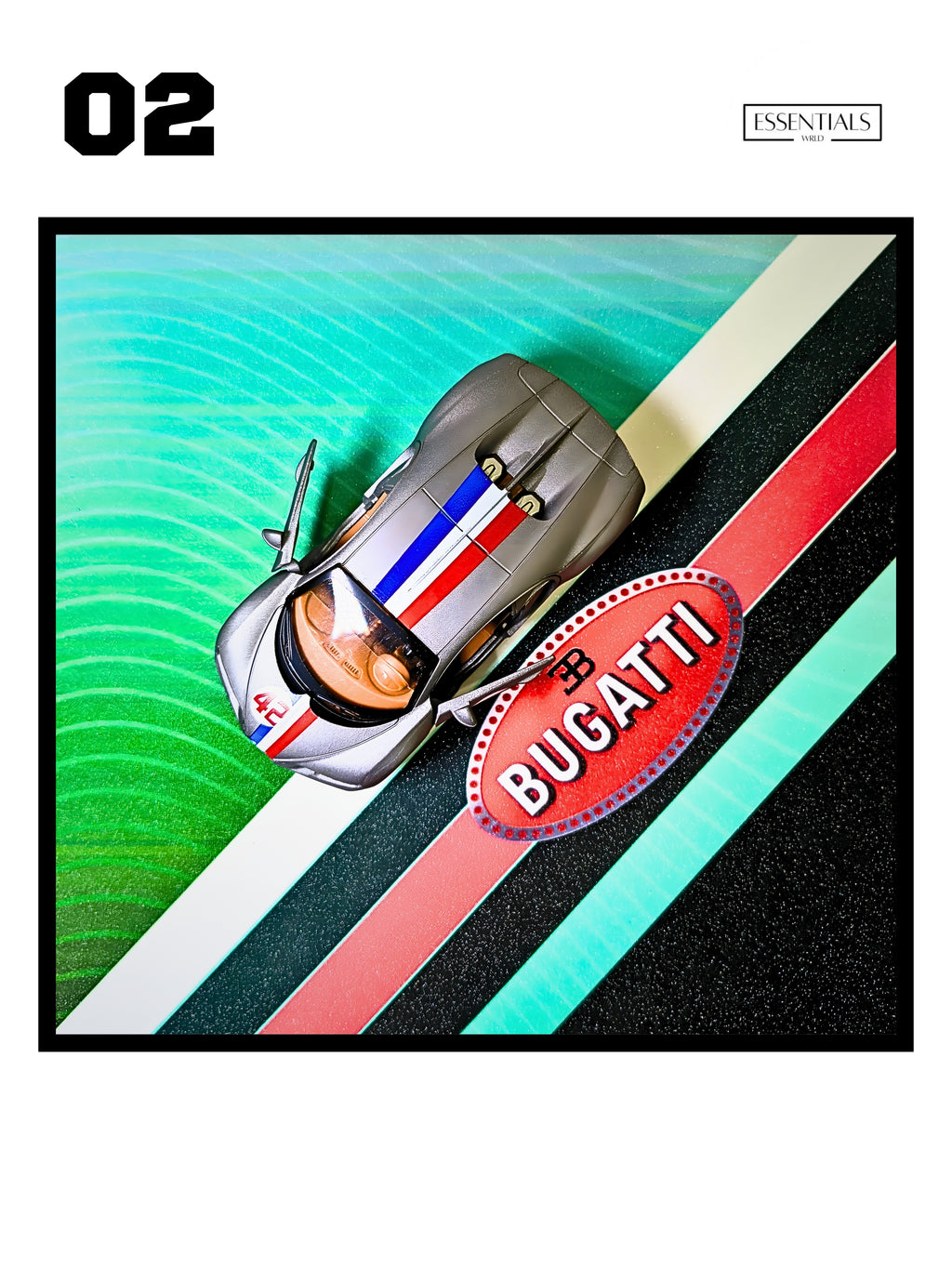 Car 3D Frame – Premium Automotive Wall Art | Stylish Car Frame for Room Decor