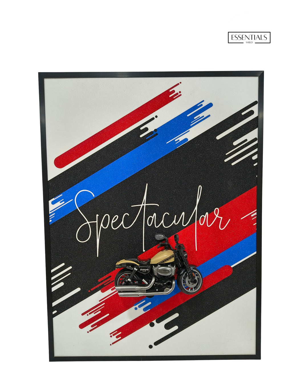 3D Bike Frame Wall Art | Premium Shadow Box for Home & Office Decor