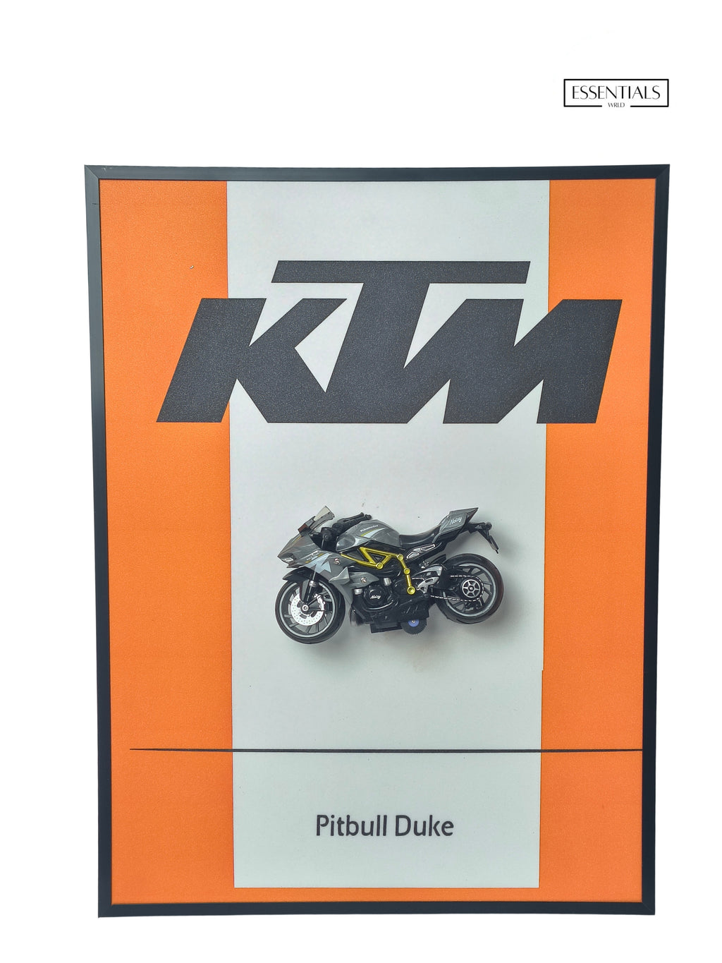3D Bike Frame Wall Art | Premium Shadow Box for Home & Office Decor