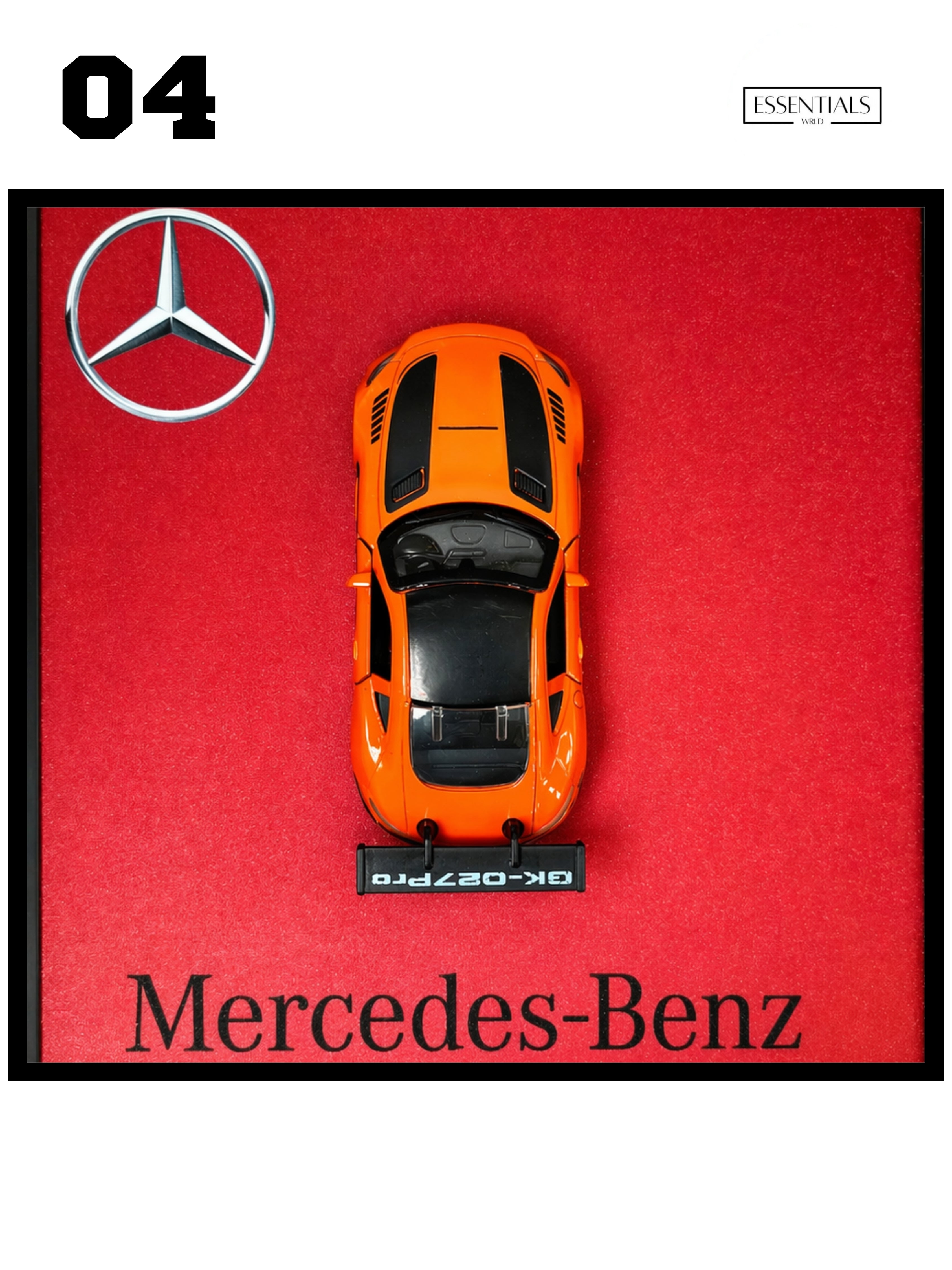 Car 3D Frame – Premium Automotive Wall Art | Stylish Car Frame for Room Decor