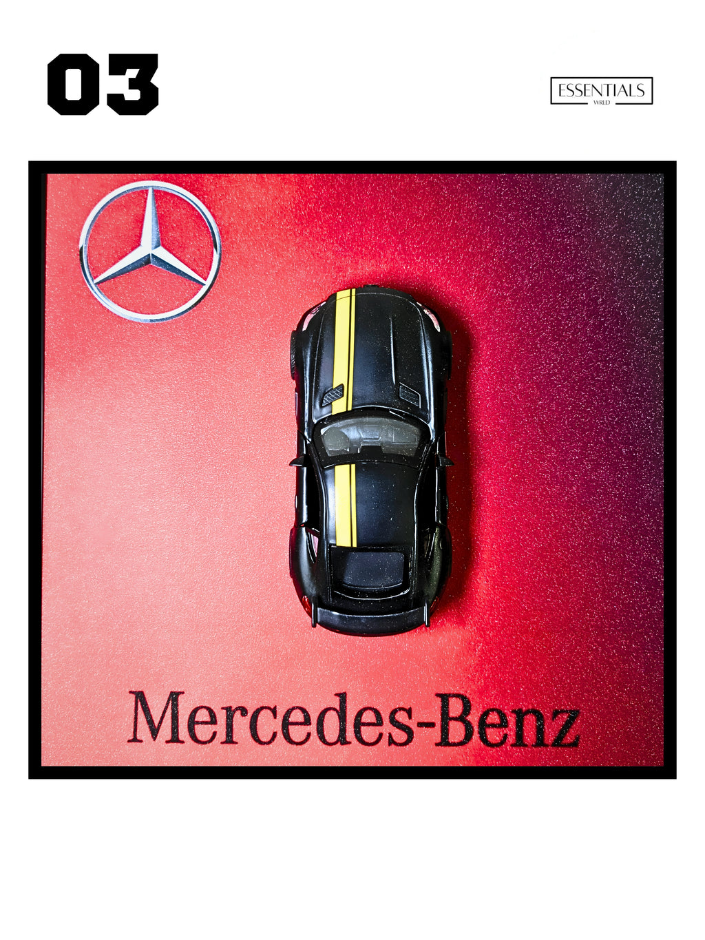 Car 3D Frame – Premium Automotive Wall Art | Stylish Car Frame for Room Decor