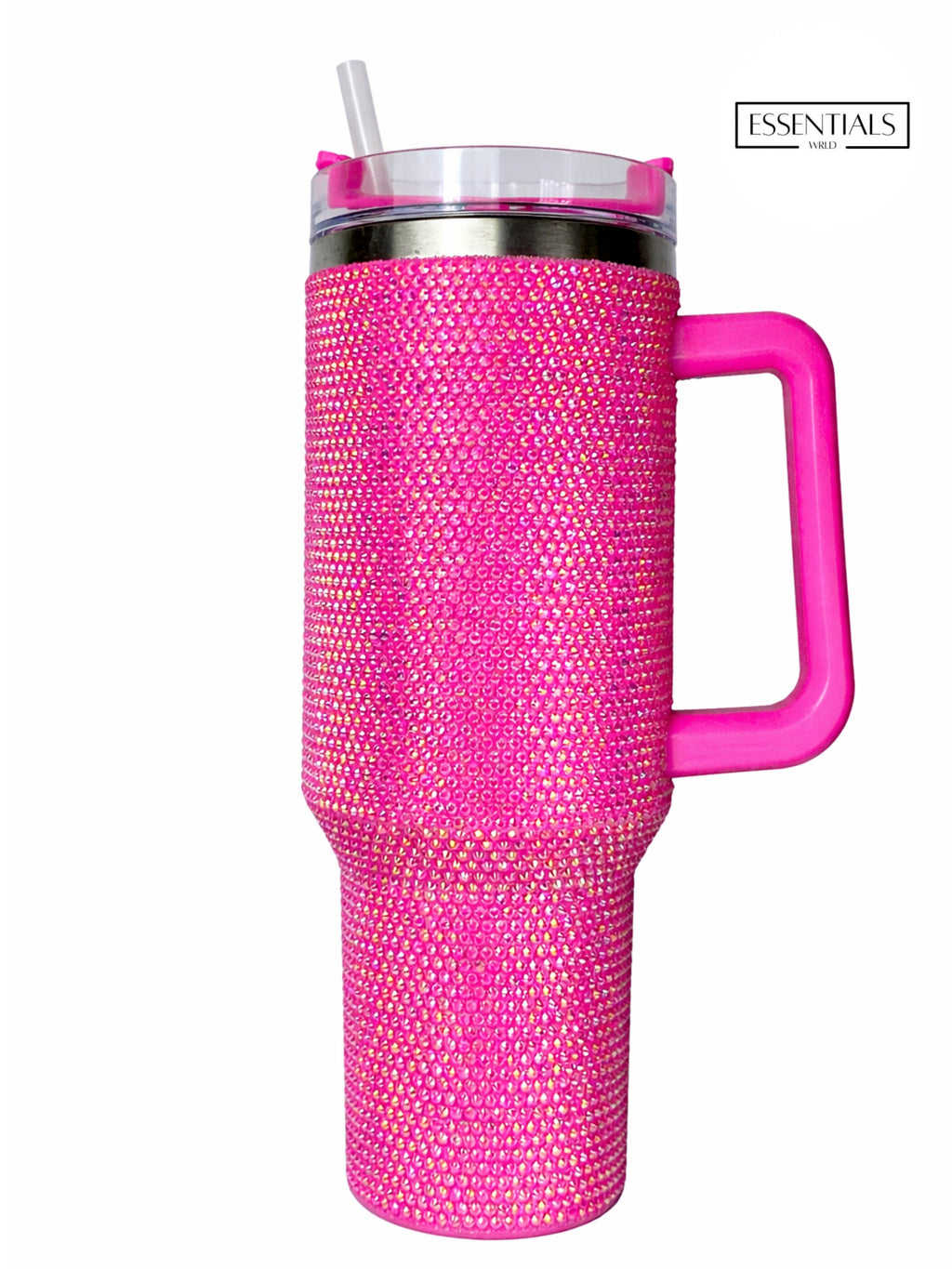 Bling Tumbler with Straw | 900ML | Stylish Insulated Travel Mug for Hot & Cold Drinks