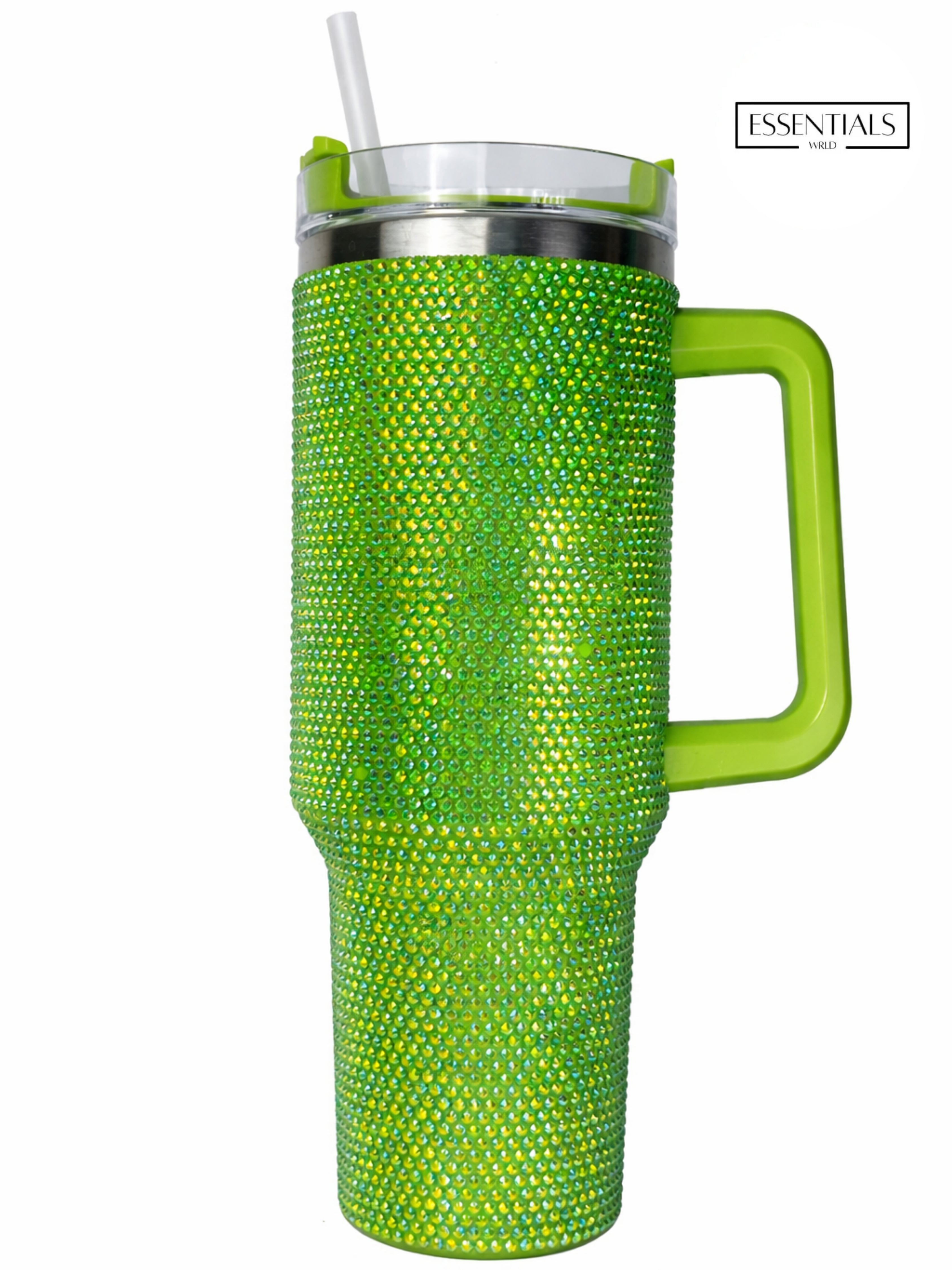 Bling Tumbler with Straw | 900ML | Stylish Insulated Travel Mug for Hot & Cold Drinks