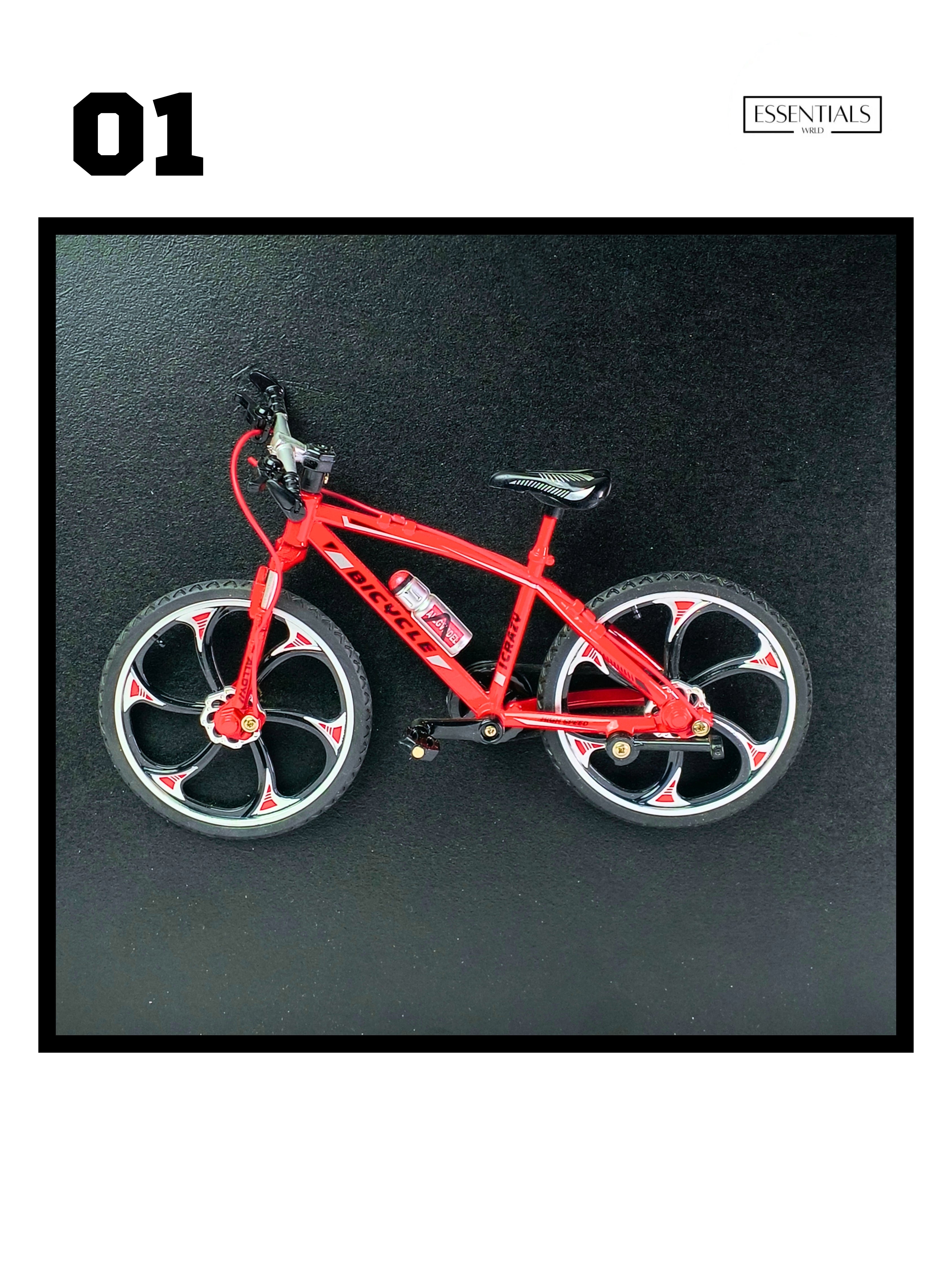 3D Cycle Wall Painting Frame | Modern Artistic Wall Decor for Living Room & Office