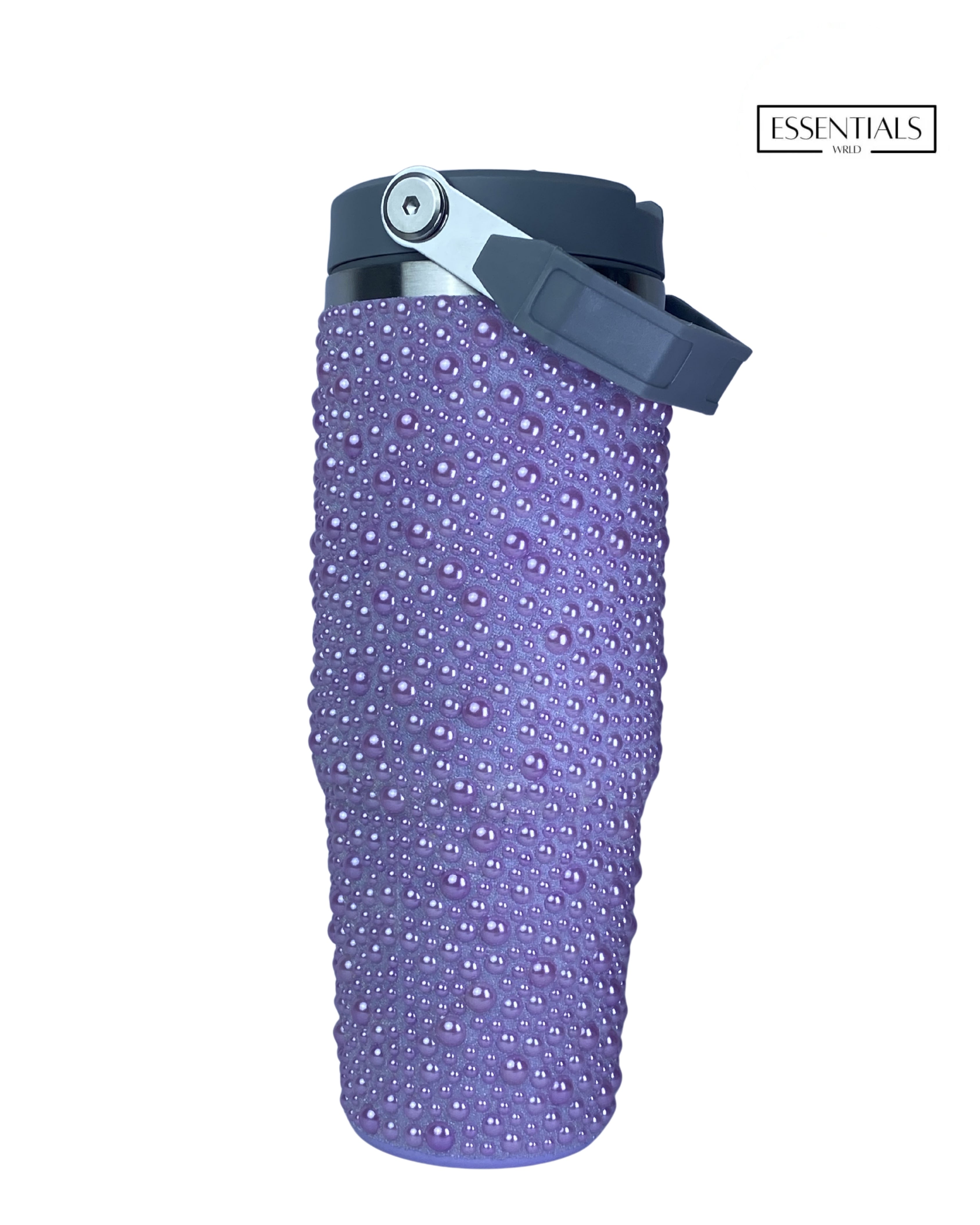 Dotted Bottle With Handle – Leakproof BPA-Free Water Bottle for Gym, Travel & Daily Use