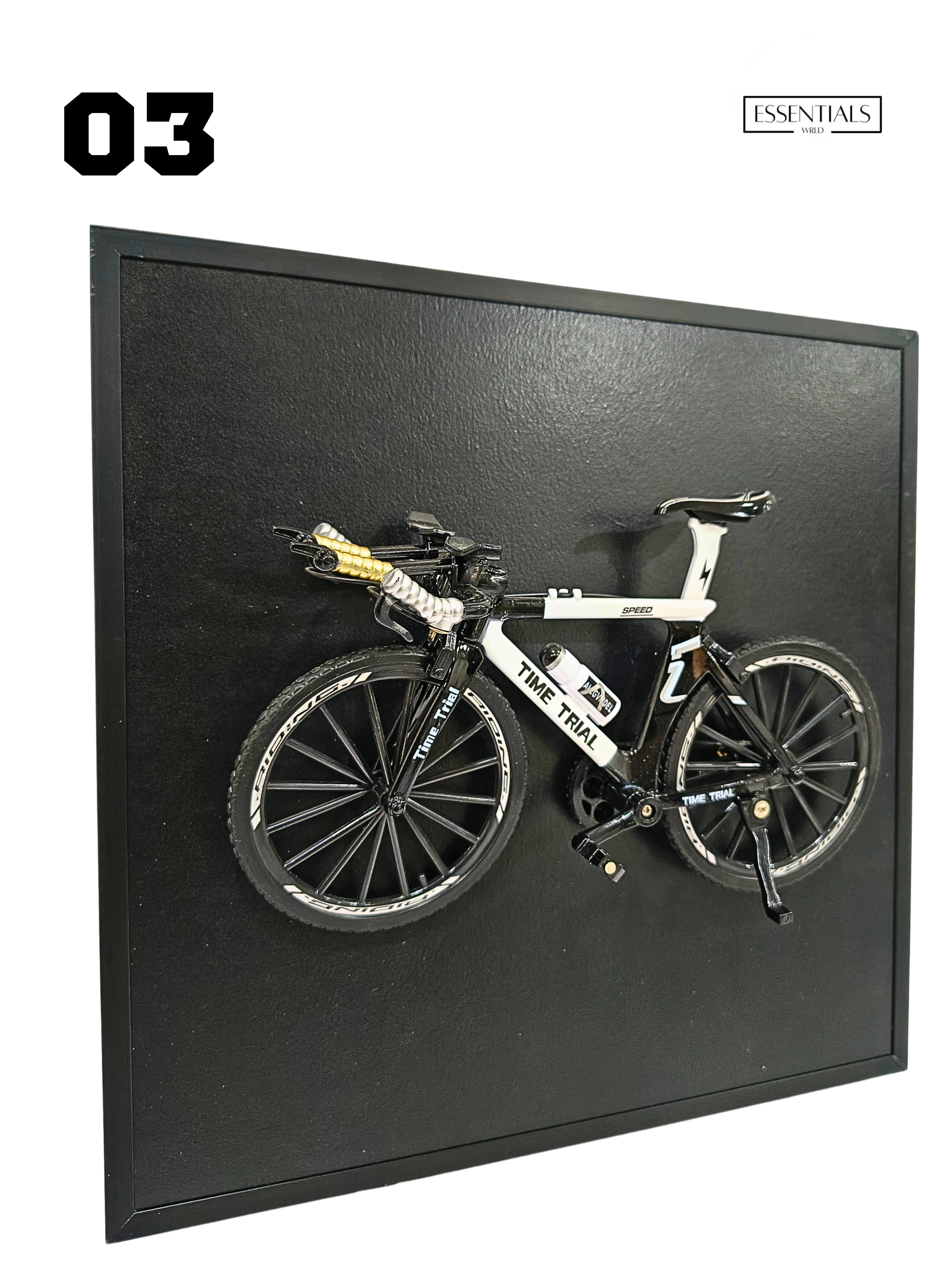 3D Cycle Wall Painting Frame | Modern Artistic Wall Decor for Living Room & Office