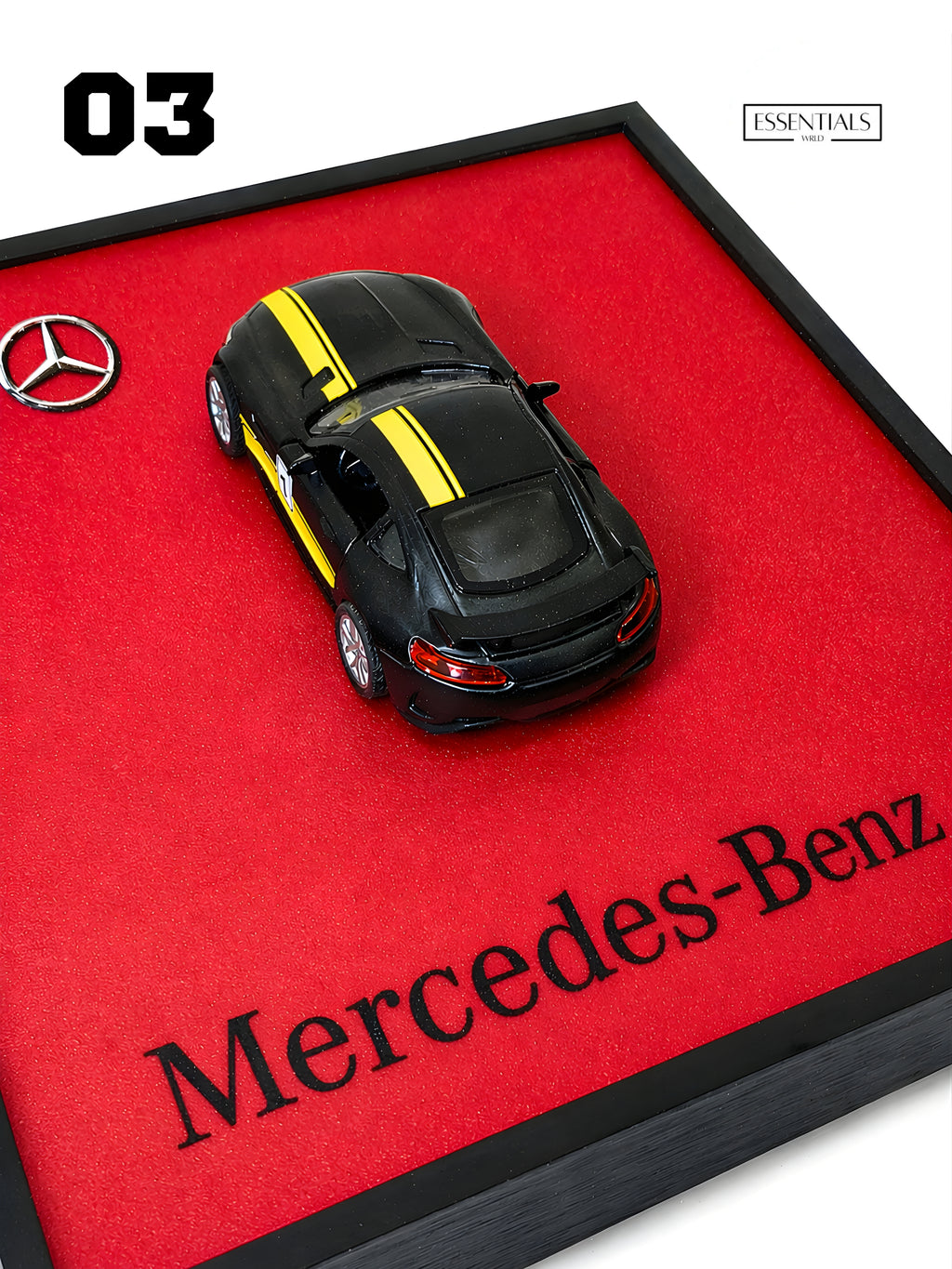 Car 3D Frame – Premium Automotive Wall Art | Stylish Car Frame for Room Decor