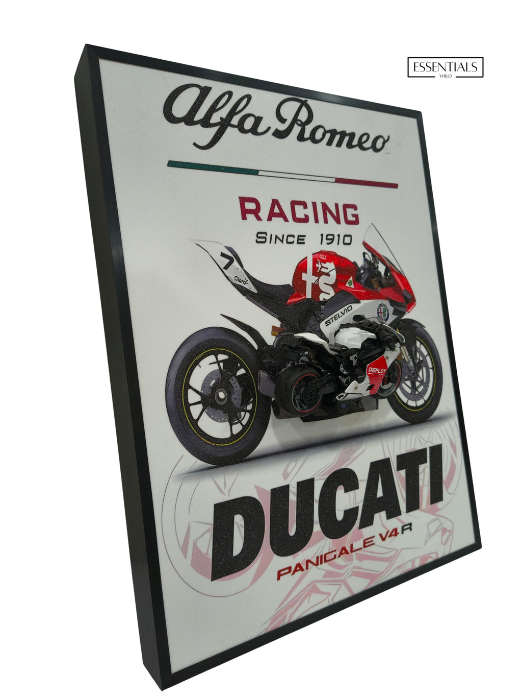 3D Bike Frame Wall Art | Premium Shadow Box for Home & Office Decor