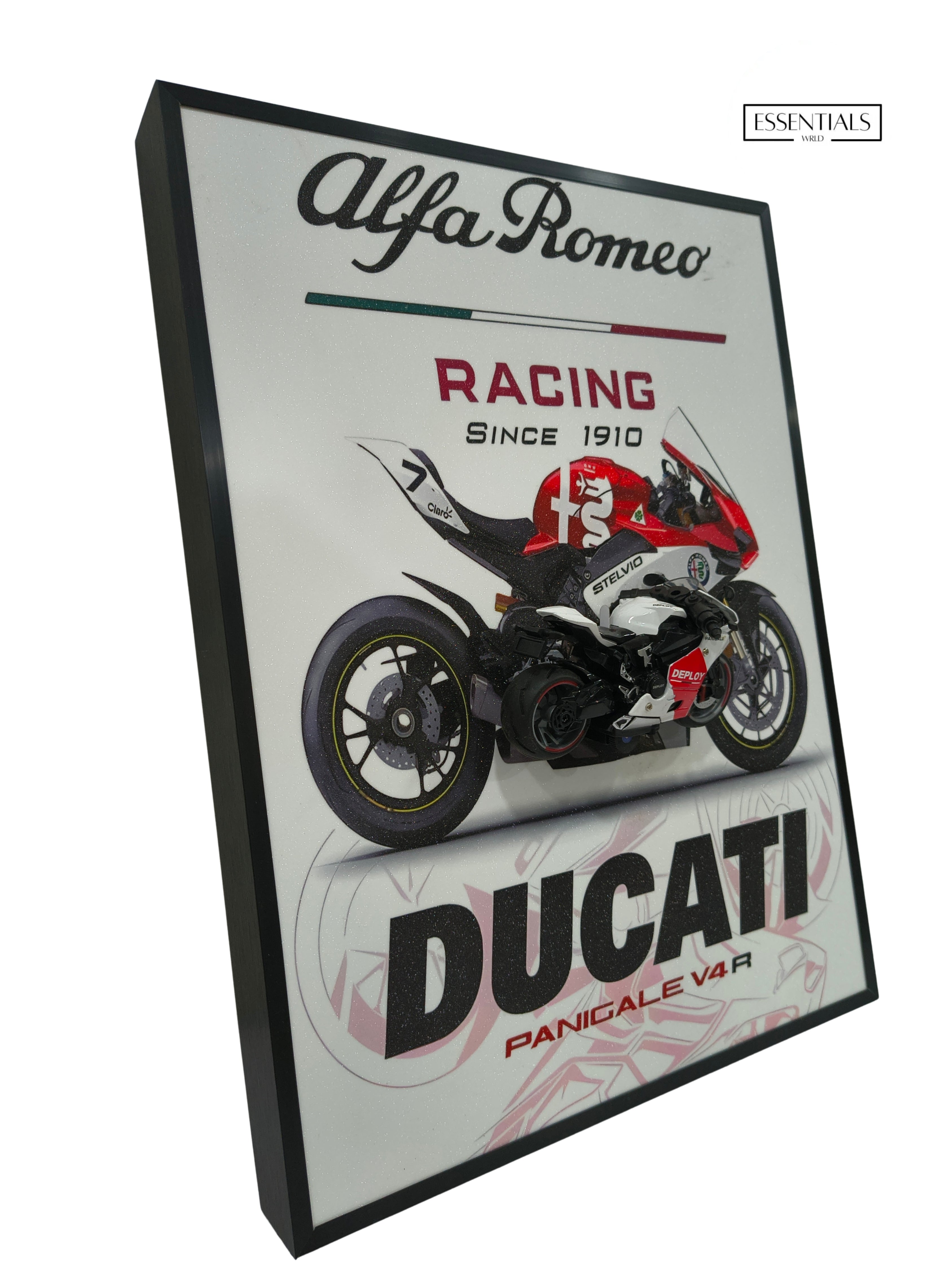 3D Bike Frame Wall Art | Premium Shadow Box for Home & Office Decor