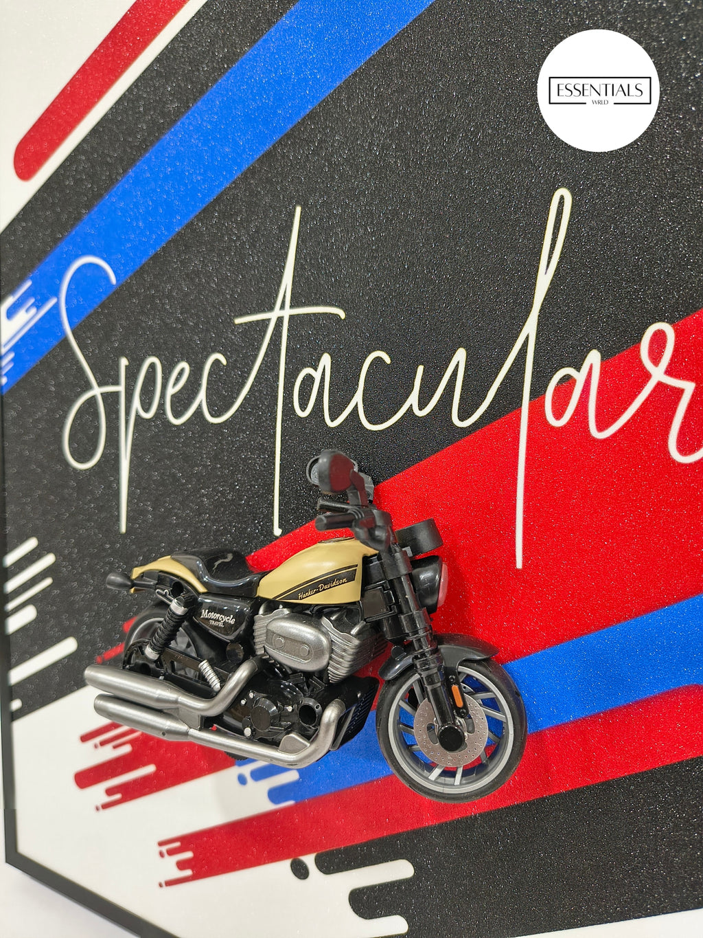 3D Bike Frame Wall Art | Premium Shadow Box for Home & Office Decor