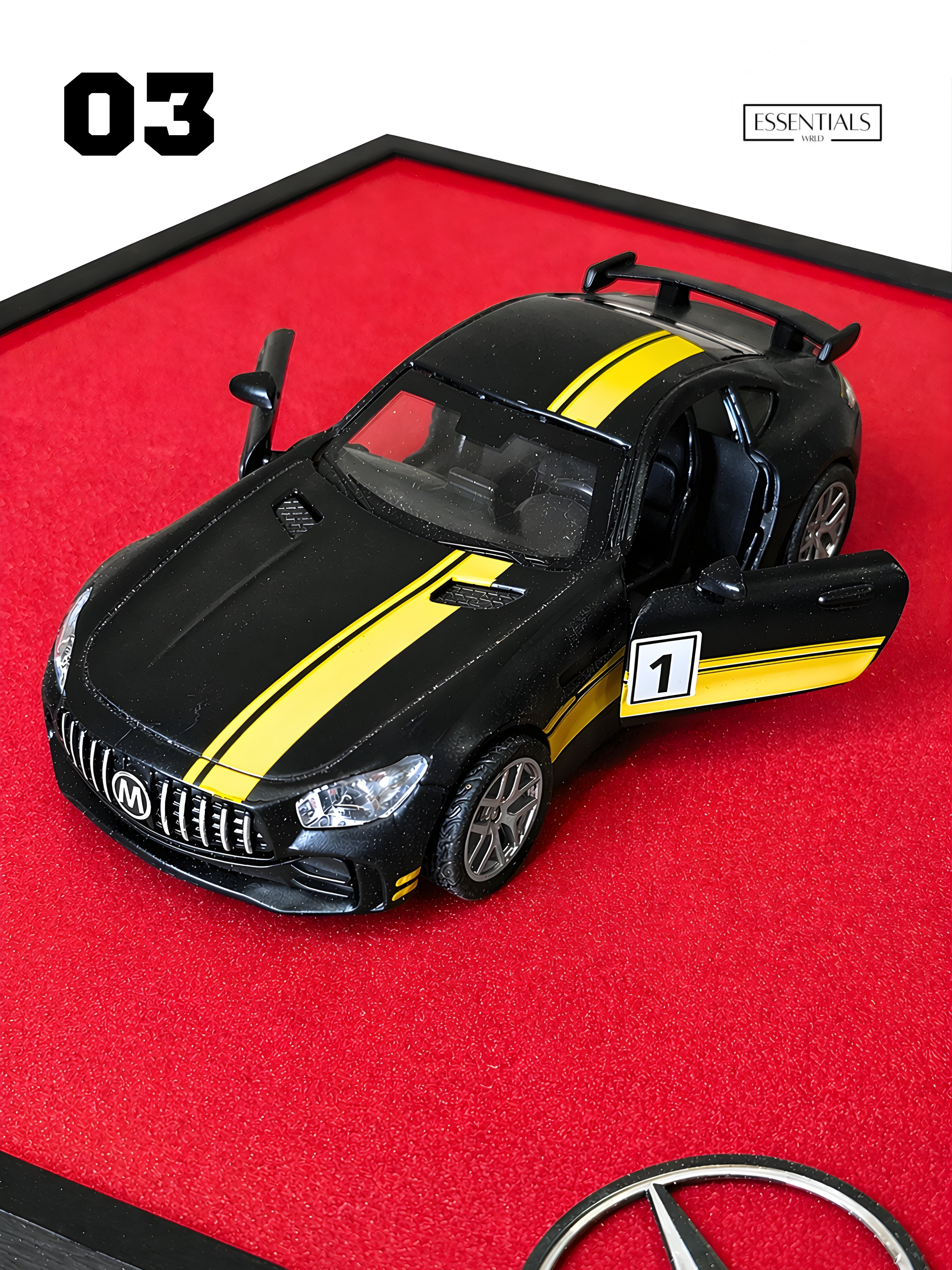Car 3D Frame – Premium Automotive Wall Art | Stylish Car Frame for Room Decor