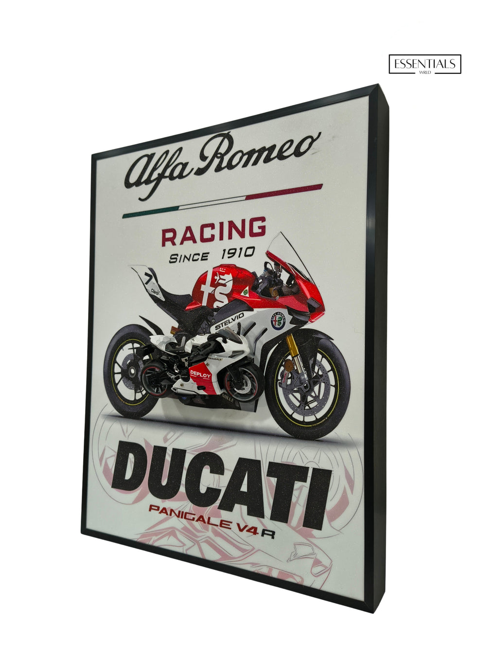 3D Bike Frame Wall Art | Premium Shadow Box for Home & Office Decor