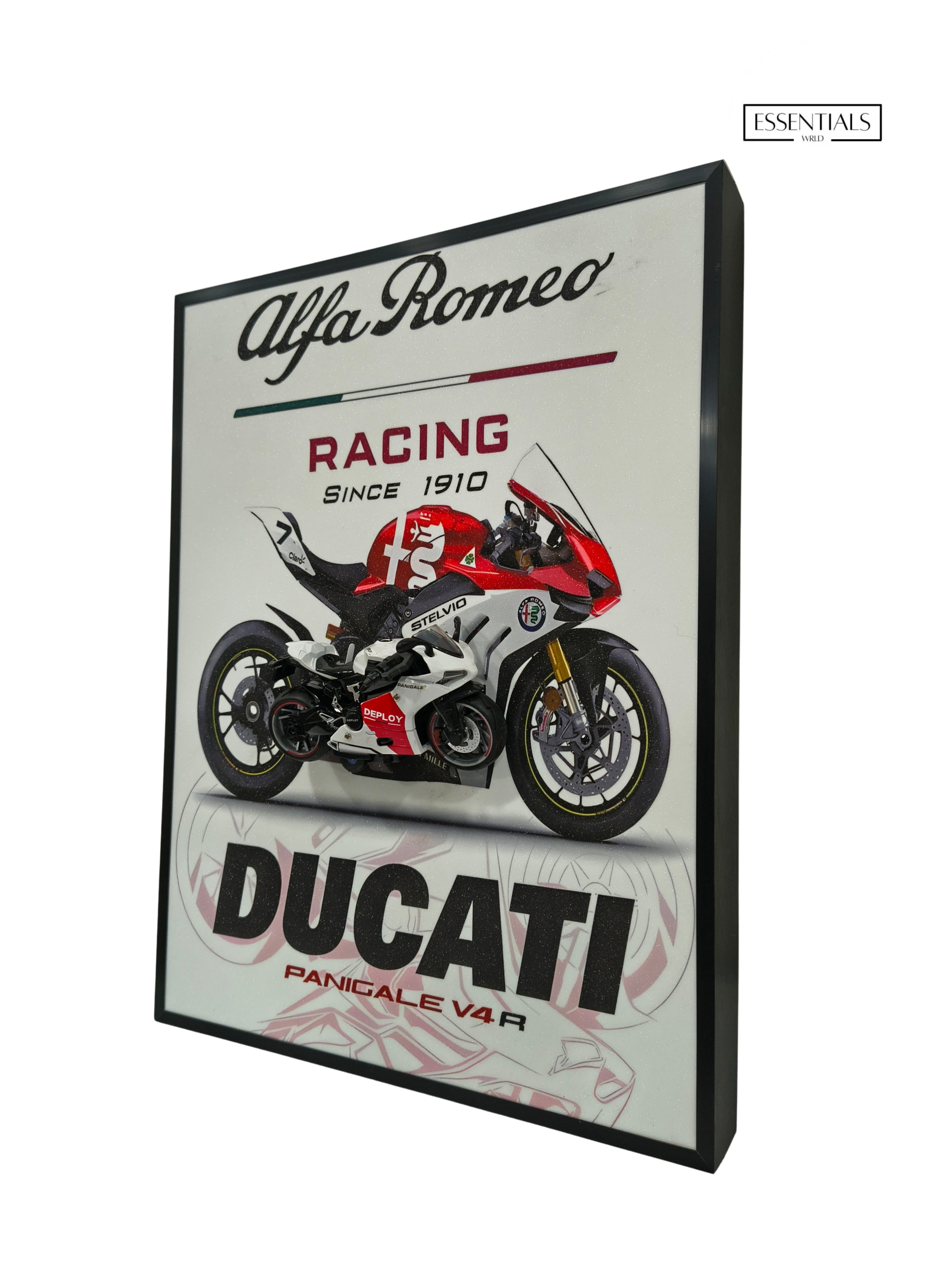3D Bike Frame Wall Art | Premium Shadow Box for Home & Office Decor