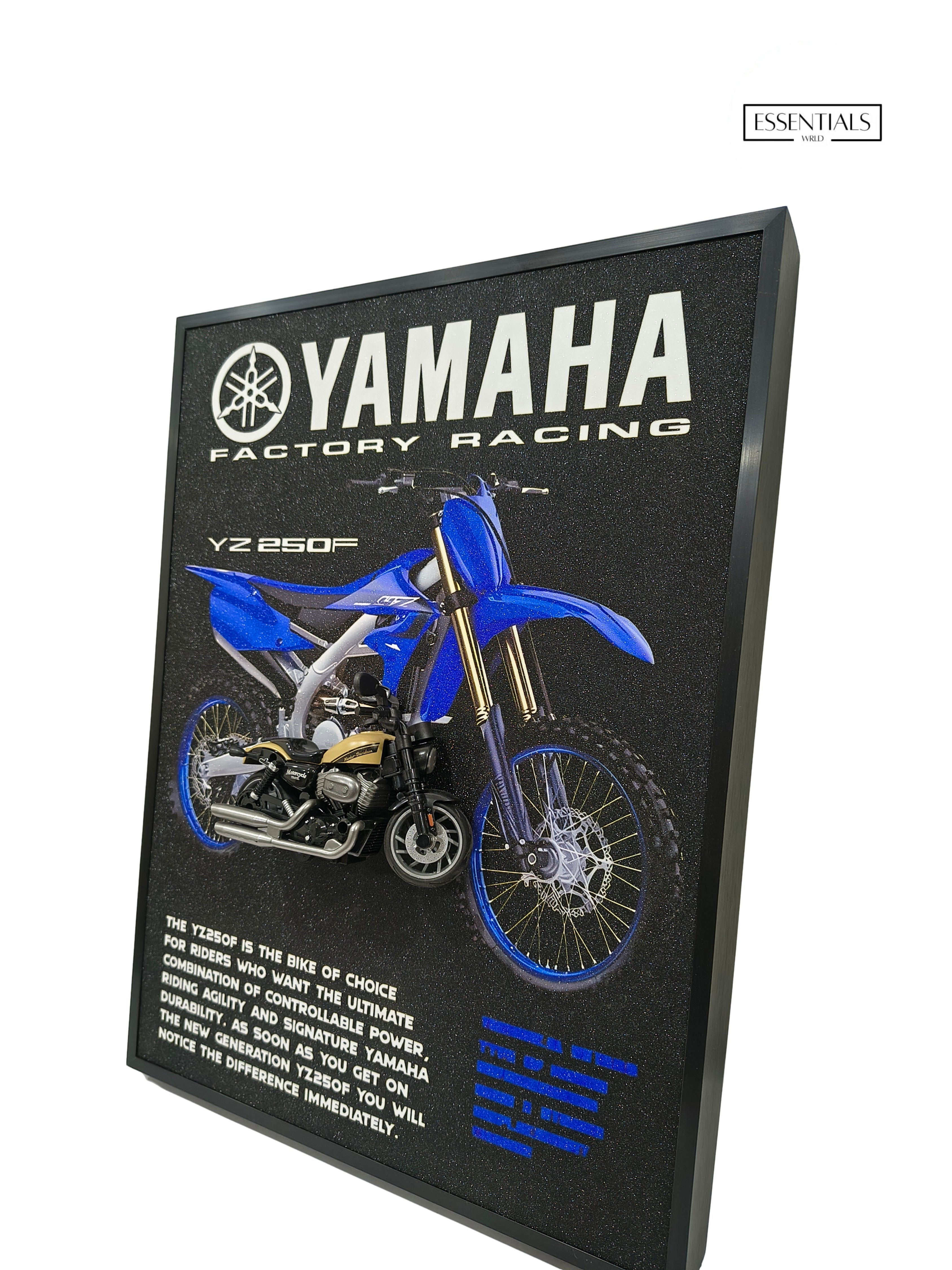 3D Bike Frame Wall Art | Premium Shadow Box for Home & Office Decor