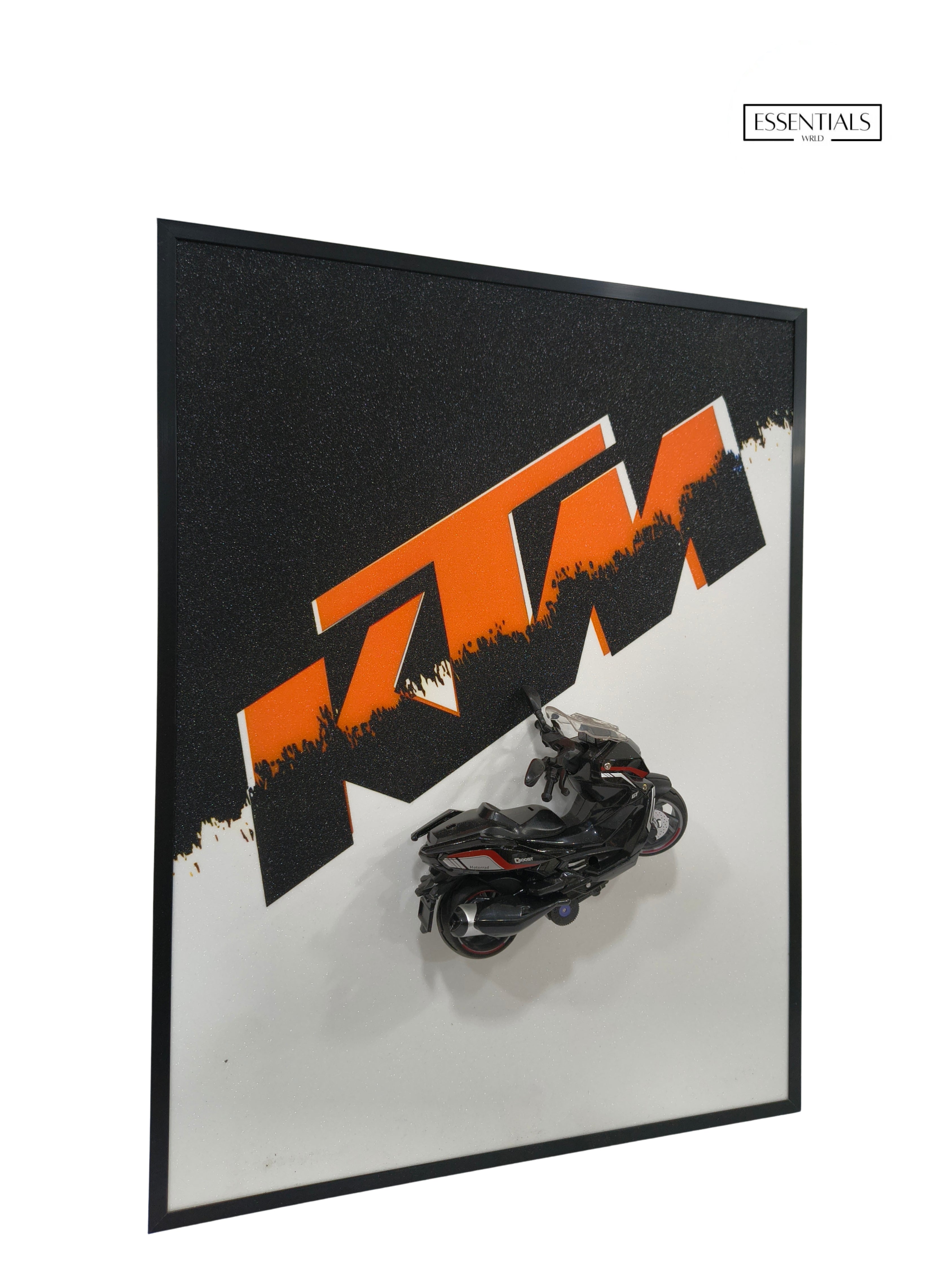 3D Bike Frame Wall Art | Premium Shadow Box for Home & Office Decor
