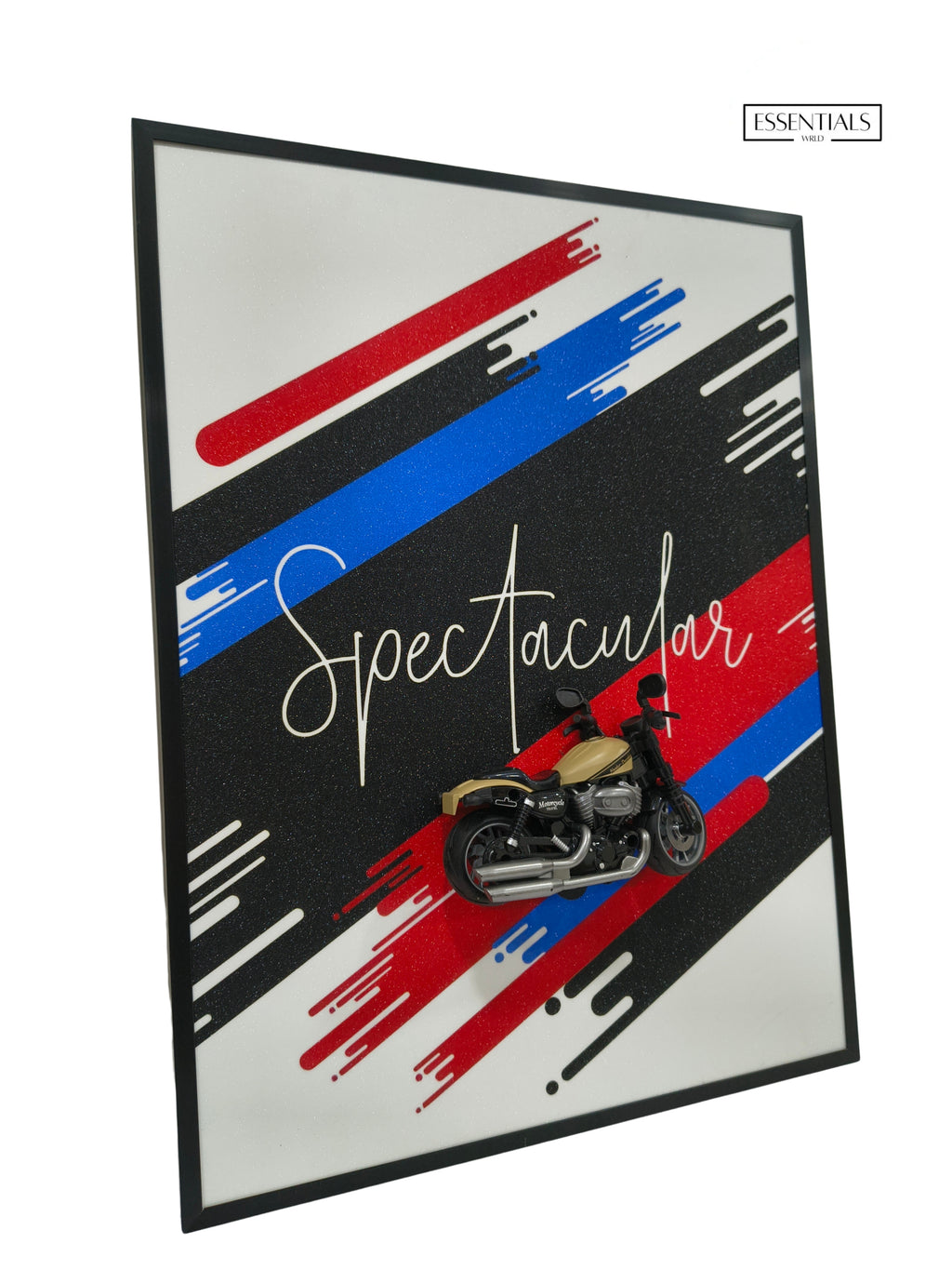 3D Bike Frame Wall Art | Premium Shadow Box for Home & Office Decor