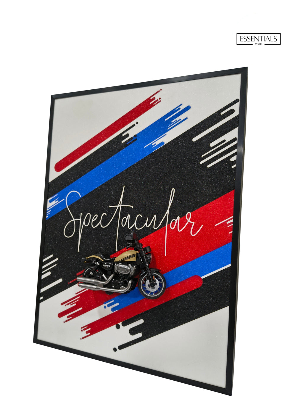 3D Bike Frame Wall Art | Premium Shadow Box for Home & Office Decor